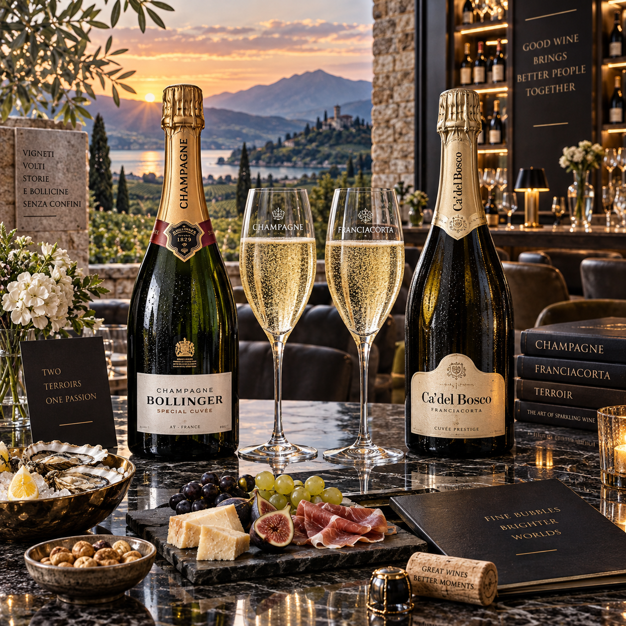Champagne vs Franciacorta: differenze e peculiarità